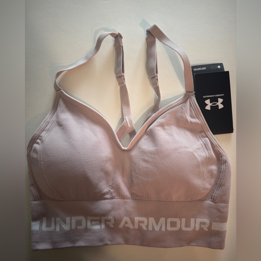 Under Armour XS Bra Pink Golf Fitness Yoga XS Top Sports Gym